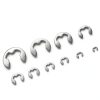 JianFeng Stainless Steel E Clip Rings 10 Size Set-3