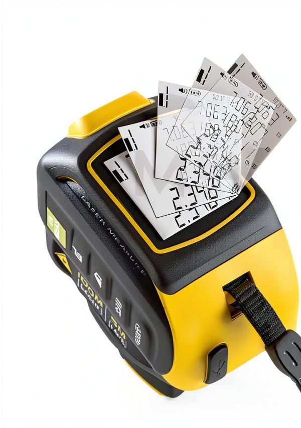 Generic Laser Distance Meter Rechargeable Yellow Survey Tool-4