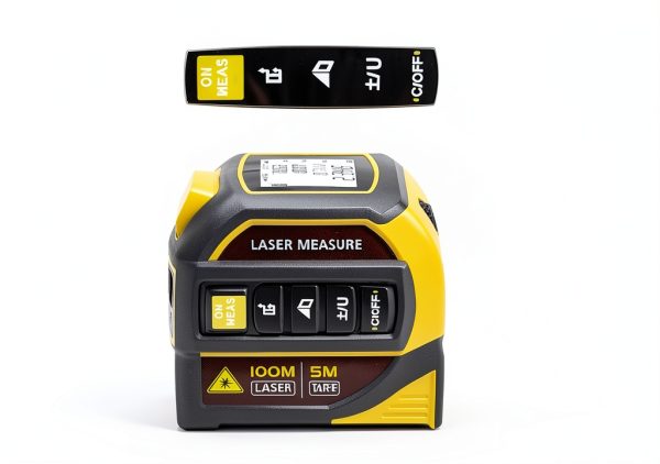 Generic Laser Distance Meter Rechargeable Yellow Survey Tool-2