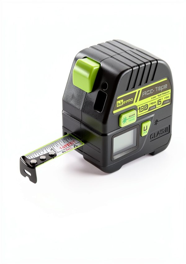 Inkerma Laser Tape Measure High Precision 2-in-1 Tool-2