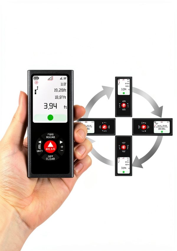 COROLLATA Dual Laser Measure Black 393Ft Tool Professionals-6