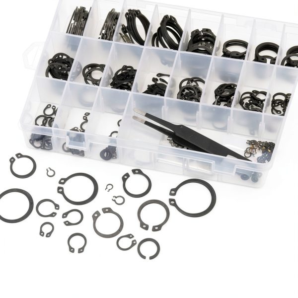 Hilitchi External Retaining Rings Manganese Steel C Clip-3