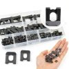 Hilitchi U Type Clips Zinc Plated Metal Assortment Kit-5