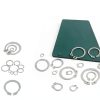 Glarks Stainless Steel C Clip Retaining Rings Assortment Set-3