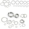 Glarks Stainless Steel C Clip Retaining Rings Assortment Set-5