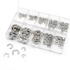 JianFeng Stainless Steel E Clip Rings 10 Size Set-2