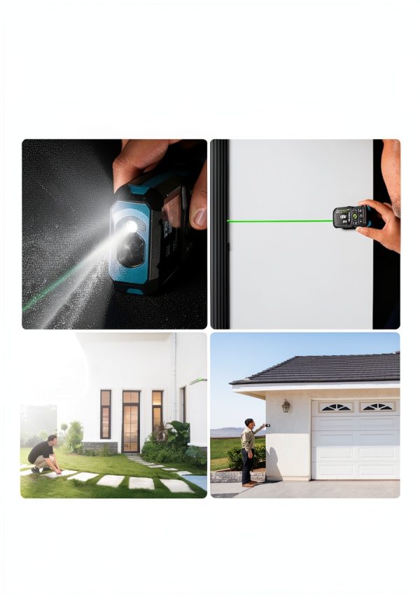 MiLESEEY S50 Green Laser Distance Meter 400ft Tool-3
