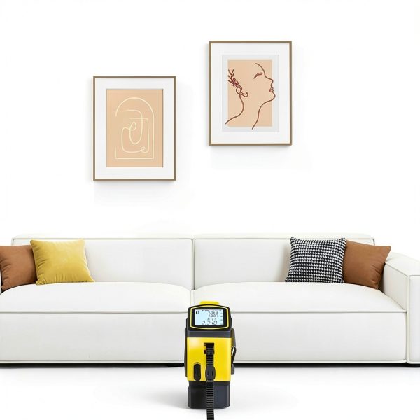 Generic Laser Distance Meter Rechargeable Yellow Survey Tool-7