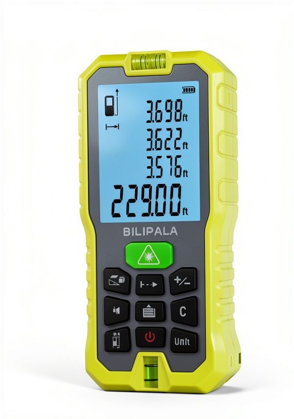 BILIPALA Laser Distance Meter Green 70m 100m Measure Tool-0