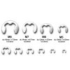 JianFeng Stainless Steel E Clip Rings 10 Size Set-1