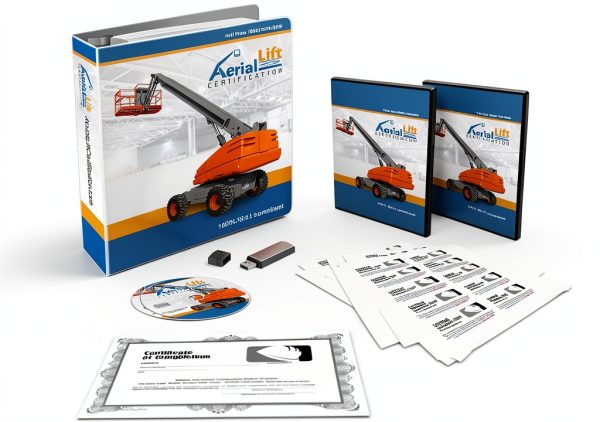 Aerial Lift Certification Kit OSHA Training English Spanish-0