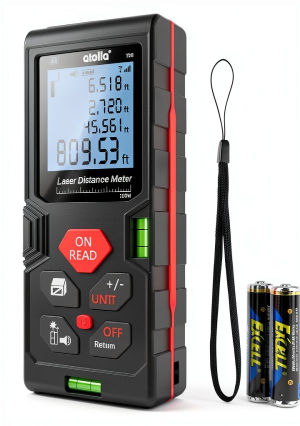 Atolla Laser Distance Meter 328ft High Accuracy Waterproof-0