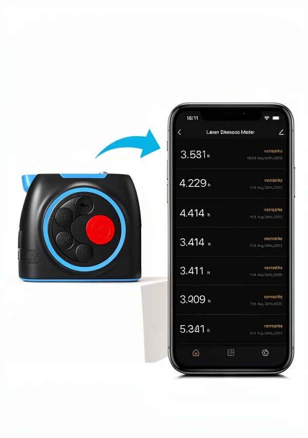 ACEGMET DT30 Laser Distance Meter Blue Digital Tape Measure-3