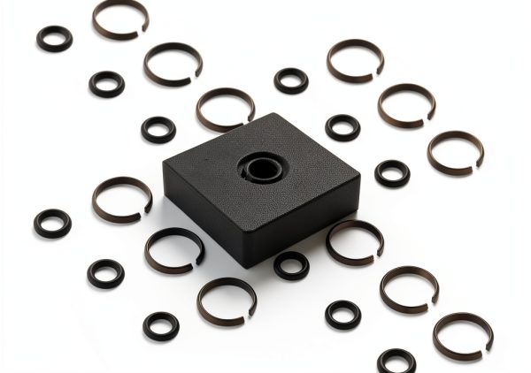 TALSWIF 1/2 Retaining Ring Clip Carbon Steel O-Ring Set-1