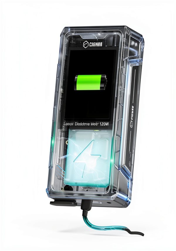 CIGMAN Green Laser Distance Meter 393ft Range 4x Zoom-5