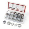Hilitchi External Snap Retaining Rings 304 Stainless Steel-5