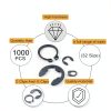 Cheng Gu Retaining Rings Carbon Steel C E Clips Assortment-4
