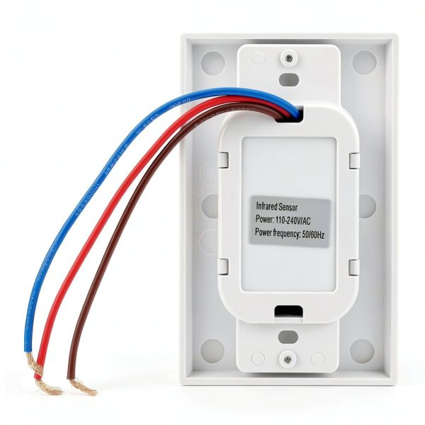 QWORK Motion Sensor Light Switch 180° Detection-3