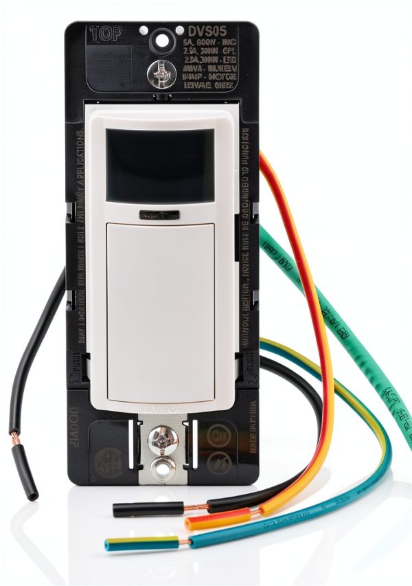 Leviton DVS05-1LZ 3‑Way Motion‑Activated Switch White/Ivory 1‑Inch-0