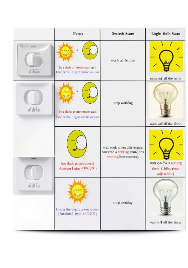 Sensky BS033 Motion-Activated Wall Switch with Adjustable Timer-7