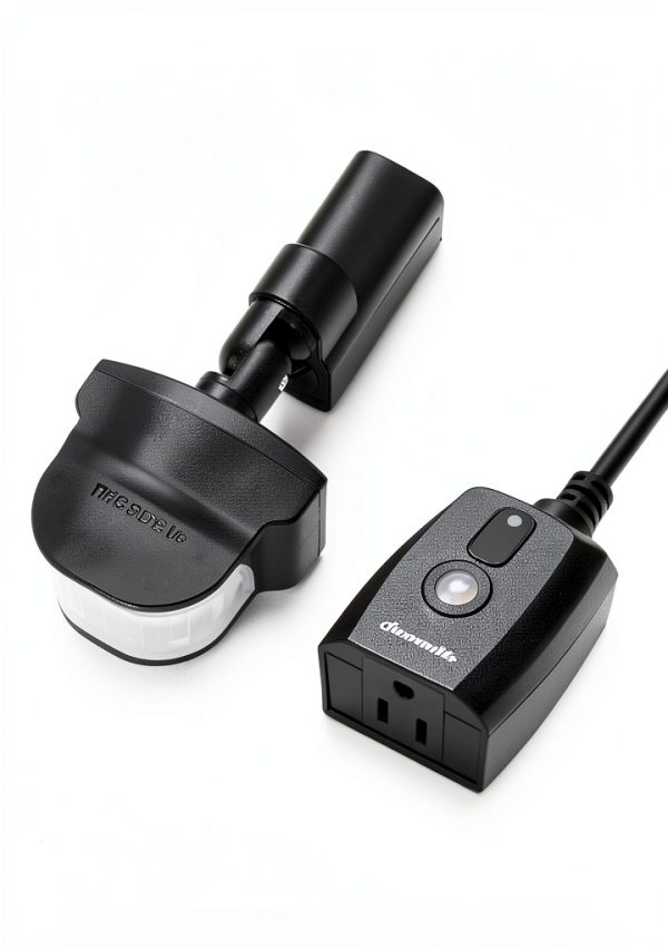 Wireless Motion Sensor Switch DEWENWILS HMSR11S Black Outlet Combo-5