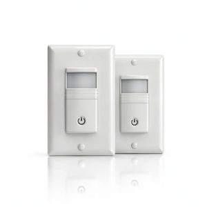 ECOELER Motion Sensor Light Switch White YM2106-WH Wall Mount 30ft-0
