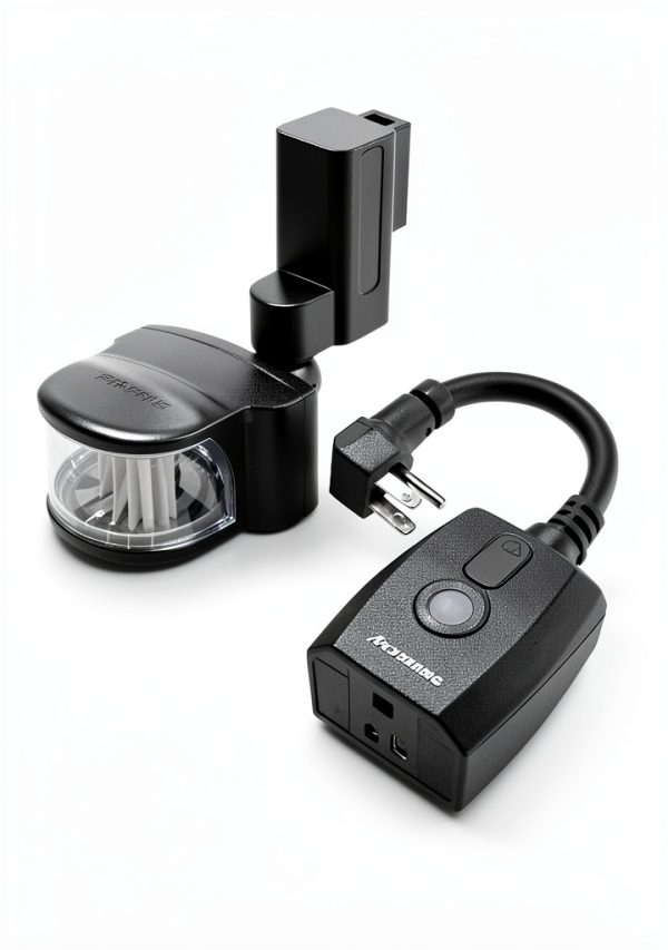 Wireless Motion Sensor Switch DEWENWILS HMSR11S Black Outlet Combo-7