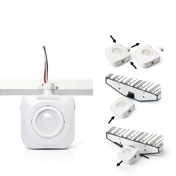ECOELER Motion-Activated Occupancy Light Switch 10 Pack PIR Sensor-4