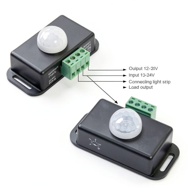 PIR Motion Sensor Switch RTNLIT Adjustable Timer 12V-24V 6A-2