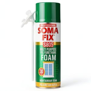 Spray Foam Expanding Polyurethane Filler by Somafix 17 oz Sealant-0