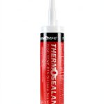 Red High Temp RTV Silicone Sealant Thermo - Non-Sag -80°F–500°F 3-Tube-0