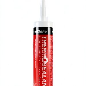 Red High Temp RTV Silicone Sealant Thermo - Non-Sag -80°F–500°F 3-Tube-0