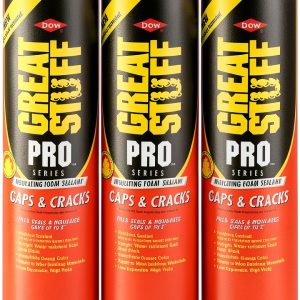 Dow Great Stuff Pro Gaps and Cracks Foam Sealant 24 oz Gun Pack of 3-0