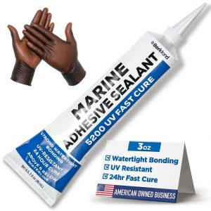 Marine Adhesive Sealant 5200 Fast Cure 3 oz White by Berkland-0