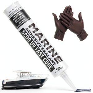 Marine Adhesive Sealant 10 oz 5200 Fast Cure Black by Berkland-0