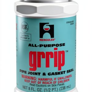 Oatey Hercules Grip Industrial Black Pipe Joint Sealant 8oz-0