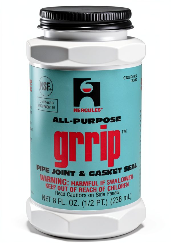 Oatey Hercules Grip Industrial Black Pipe Joint Sealant 8oz-0